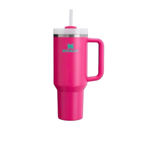 Stanley Quencher 40oz Passion Pink Insulated Water Bottle with Handle - Picture 9 of 16